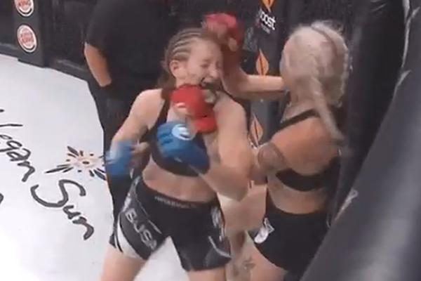 GLUMICA IZ FILMOVA ZA ODRASLE DEBITOVALA U MMA: Odvaljena je, ali ovog puta od batina!