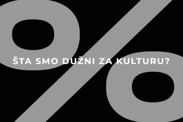 "Šta smo dužni za kulturu" - javna rasprava o kulturnom budžetu Republike Srbije