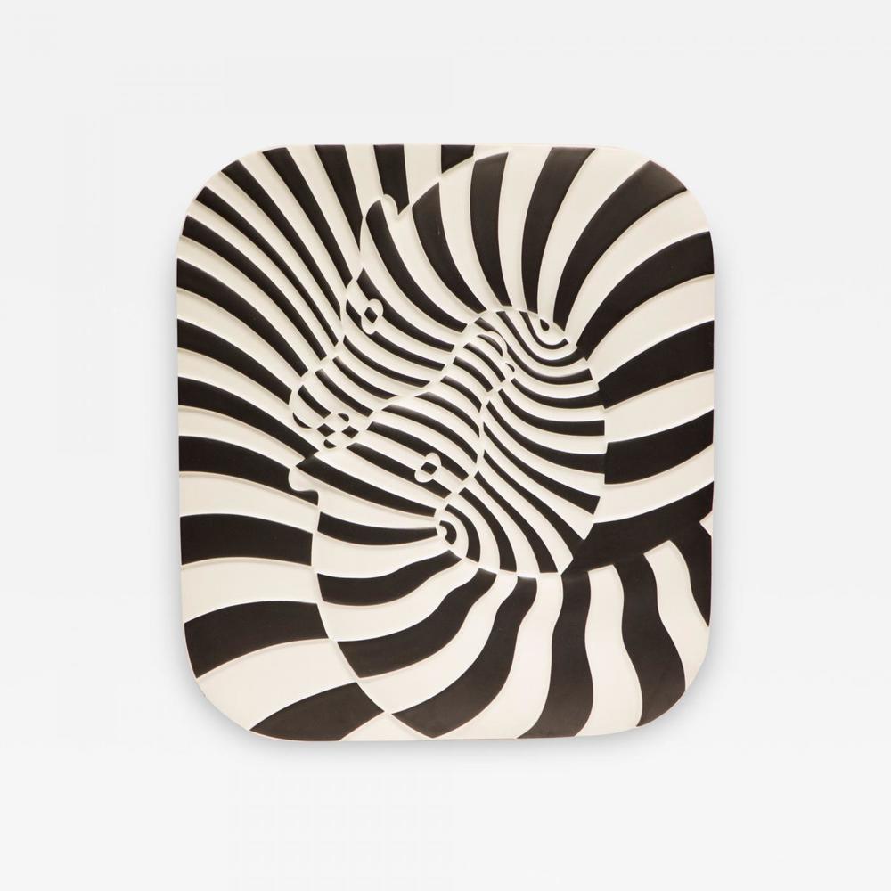Zebre 3, porcelan, 32 x 36 cm, 1977