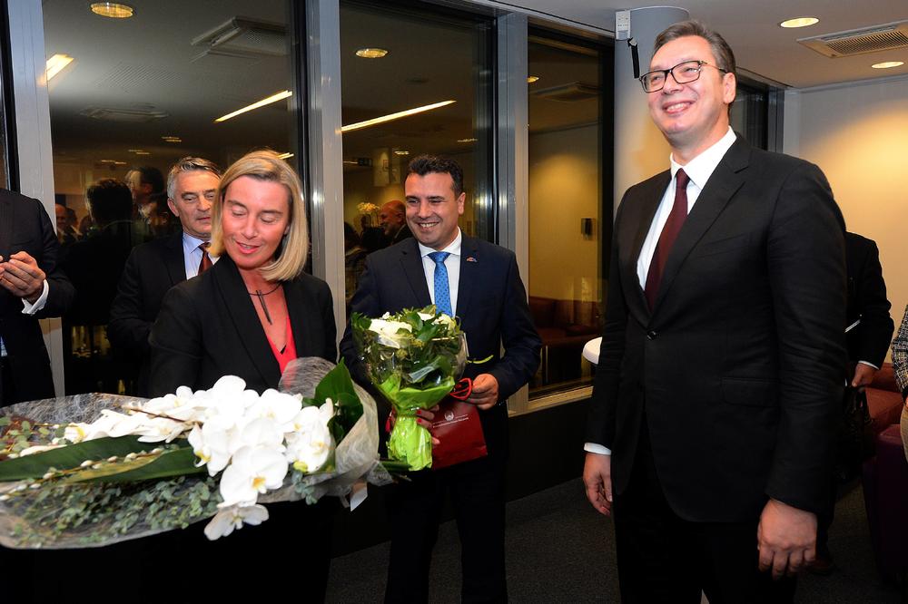 VUČIĆ POSLE SASTANKA SA MOGERINI: Nije fer kada se menjaju pravila tokom utakmice, ali MORAMO DA SE NAVIKNEMO!