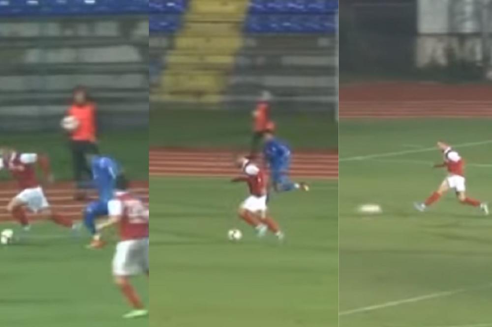 MARADONA IZ KRUŠEVAC: Gol fudbalera Napretka podsetio na čuveni pogodak Argentinca sa Mundijala '86