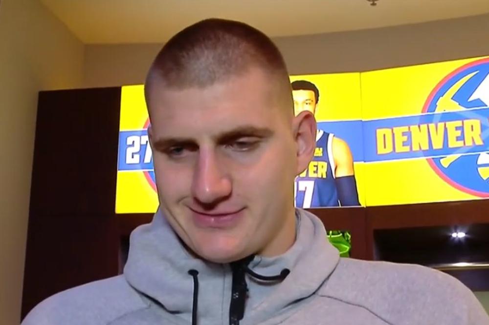 I AMERIMA ĆE PRESTATI DA DAJE IZJAVE! Jokić dao koš za pobedu, a Majk Meloun je opet morao da ga brani od novinara!