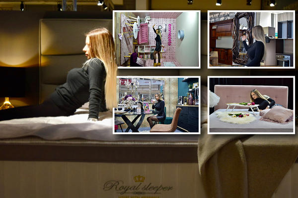 LEŽALA SAM NA NAJSKUPLJEM DUŠEKU NA SAJMU NAMEŠTAJA! Koliko je skup, mogu vam reći da i nije nešto (FOTO) (VIDEO)