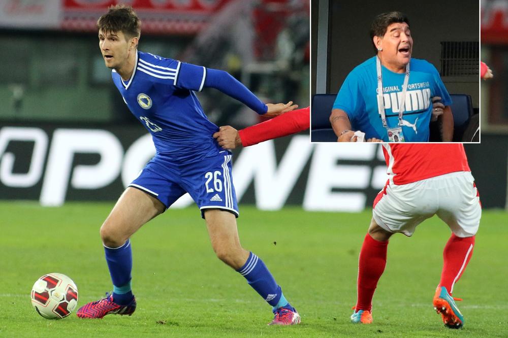 BOSANAC PRESLIKAO GOL MARADONE PROTIV ZVEZDE: Činio paklen tandem sa Levandovskim, a sada je zaludeo celu Bosnu!