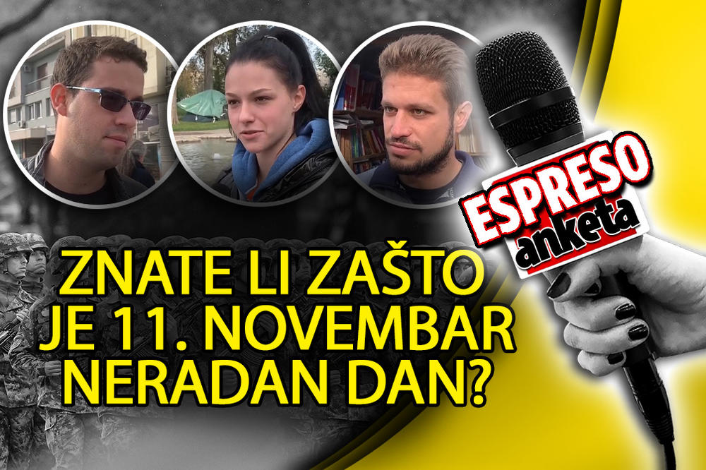 NE ZNAM SIMBOLIKU, ALI ZNAM DA RAT NIJE GOTOV! Proverili smo da li Srbi znaju koji smo danas dan slavili (ANKETA)