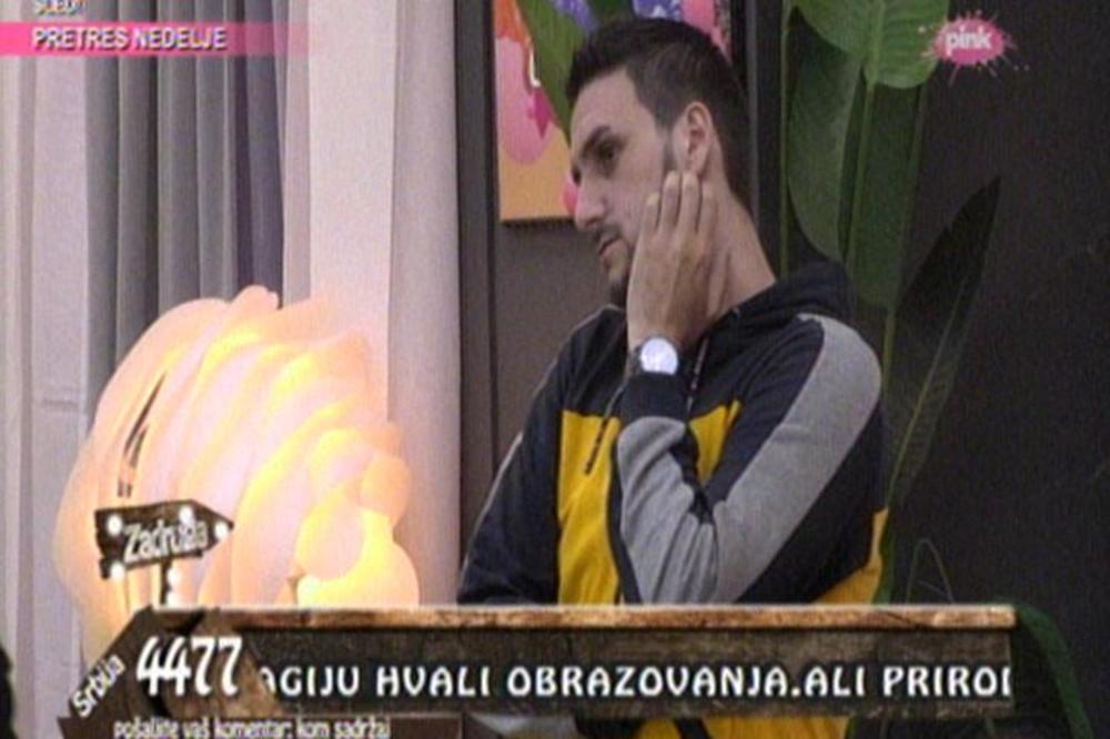 IZGLEDA DA SU MILIONI GLEDALACA SLEPI?! Voditelj UBEĐUJE Zolu da mu se NE VIDE POVREDE od Miljaninog udarca! (FOTO)