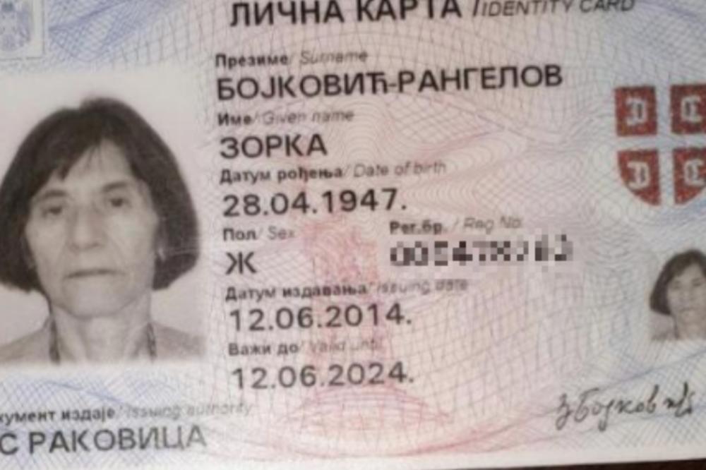 ZORKA JE POSLEDNJI PUT VIĐENA PRE 2 DANA NA CERAKU! Žena je DEMENTNA, ako je vidite, zovite odmah OVAJ BROJ