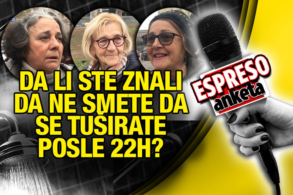 NAJBOLJE DA SE UOPŠTE NE KUPAM, DA NE BIH PRAVILA BUKU! Građani besni zbog novog zakona (VIDEO)