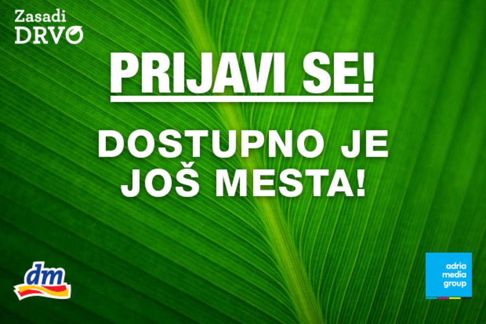 DAN VELIKE SADNJE SE PRIBLIŽIO! Još samo nekoliko slobodnih mesta!