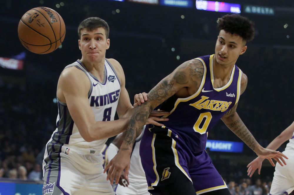 BOGDANOVIĆ UŠAO U PRAVU FORMU: Kingsi nesrećno izgubili od Lejkersa, Bjelica i Bogdan odlični! Gudurić 0/6!