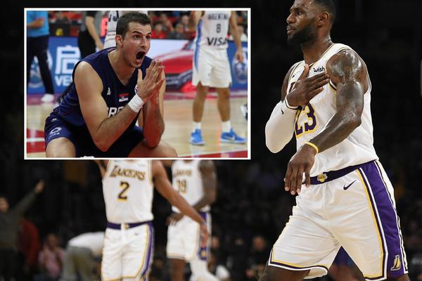 LEBRON NE PRESTAJE DA PONIŽAVA BJELICU: Isprozivao ga je i na Instagramu bez milosti!