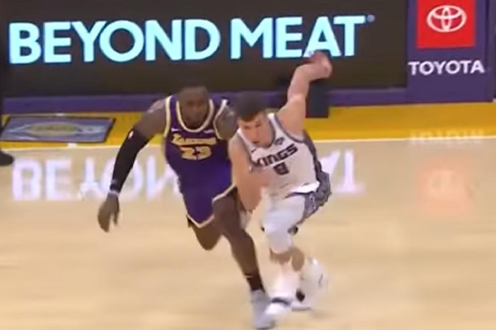 BOGDAN OSVETIO BJELICU: Pogledajte detalj koji je Lebronu mogao da upropasti utakmicu!