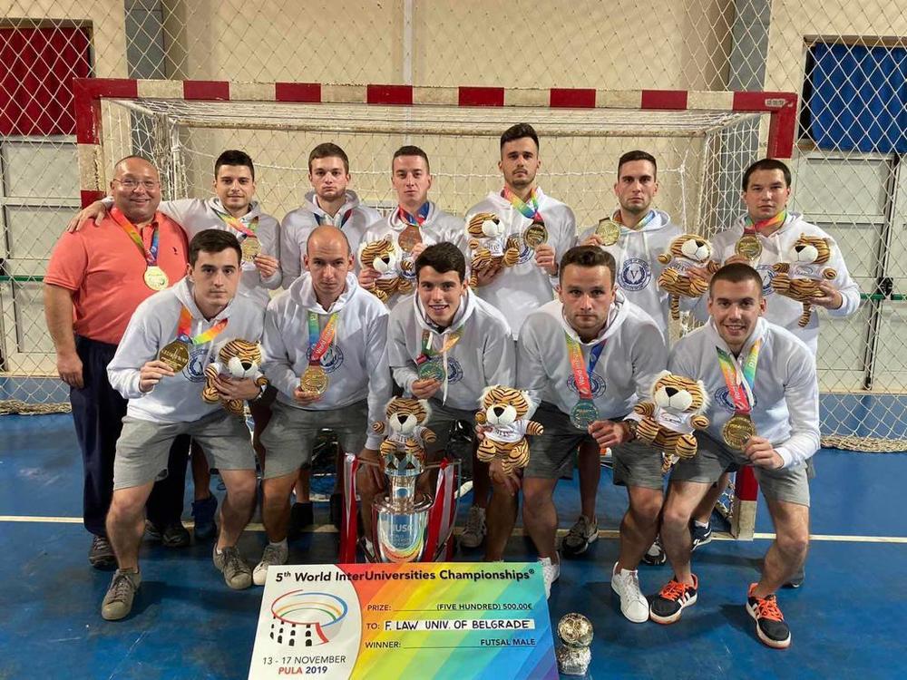 Prvaci 5. Svetskog univerzitetskog prvenstva  