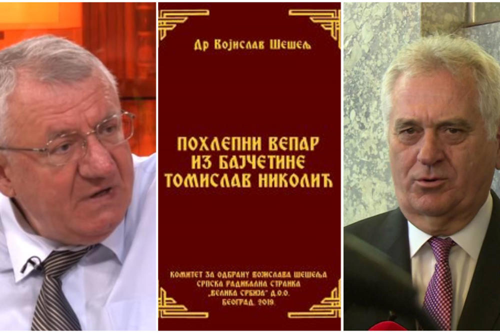 POHLEPNI VEPAR IZ BAJČETINE TOMISLAV NIKOLIĆ! Šešelj napisao NOVU KNJIGU i BRUTALNO izvređao svoga KUMA Tomu