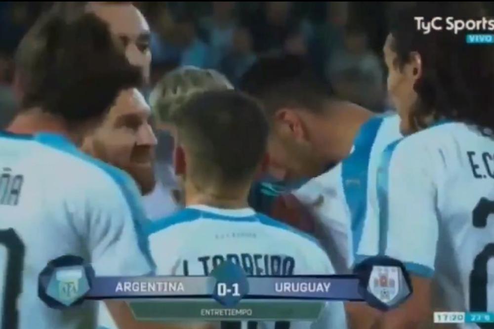 KAVANI NASRNUO NA MESIJA, ARGENTINAC MU REKAO DA GA ČEKA: Saigrači sprečili tuču ispred svlačionice!