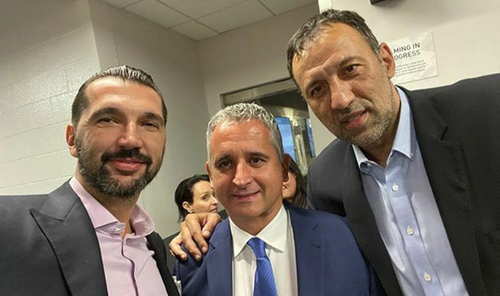 Predrag Stojaković, Igor Kokoškov i Vlade Divac