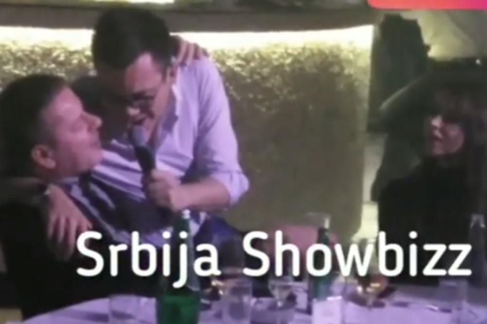 GEORGIEV OPET URNISAN OD ALKOHOLA: Željko Vasić sedeo u KRILU MORTUS PIJANOM Vladi (VIDEO)