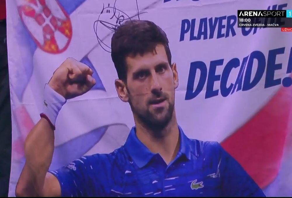 Zastava navijača Srbije u Madridu 