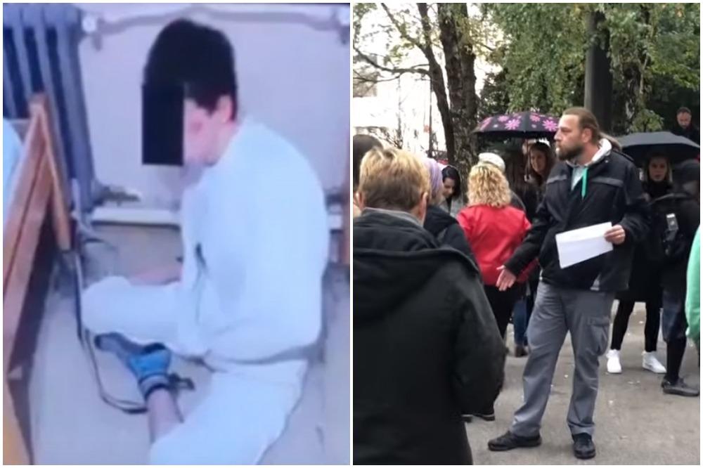 BOLESNO DETE VEZANO ZA RADIJATOR PARLAMENTU BiH NIJE DOVOLJNO ZA ISTRAGU! Građani besni, izašli na ulice (VIDEO)