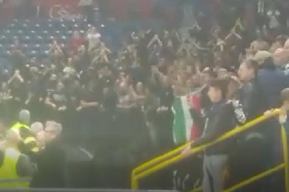 NOVICA SA ĆERKOM U NARUČJU OTIŠAO DO GROBARA: Žurka nakon pobede, a posebna zastava se našla u kopu Partizanovaca!