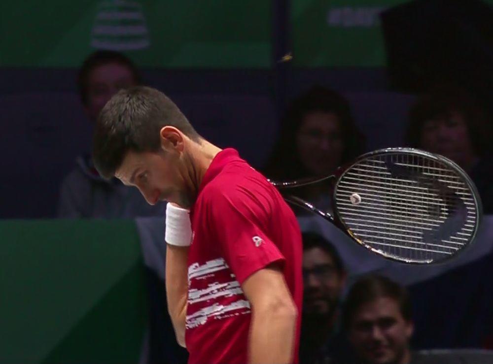 Osa je napala Novaka u ovom gemu