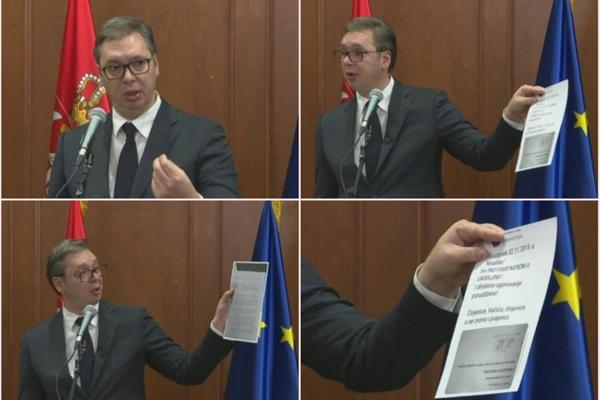 VUČIĆ RASKRINKAO ĐILASA! Pokazao je JAVNO DOKUMENT i rekao istinu o PRODAJI SRPSKIH GRANATA Ukrajini