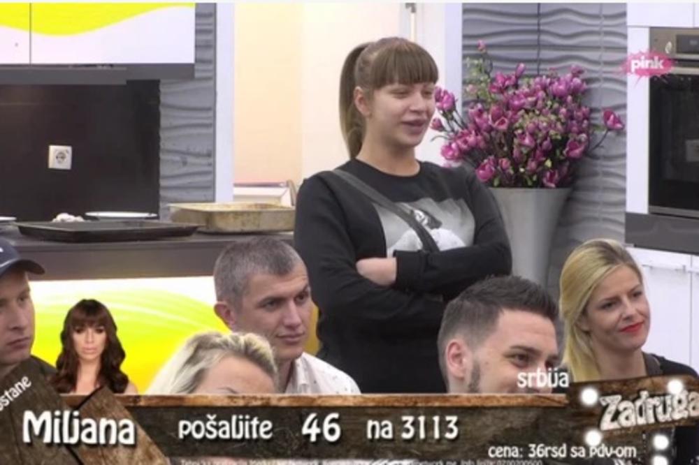MILJANA OPET ŠOKIRA: Izurinirala sam se, hvala PRODUKCIJI što me je pustila da izađem iz Zadruge