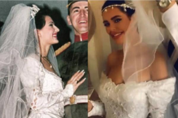 ISTA VENČANICA 25 GODINA KASNIJE: Kojoj bolje stoji - Ceci ili Bogdani?! (FOTO)