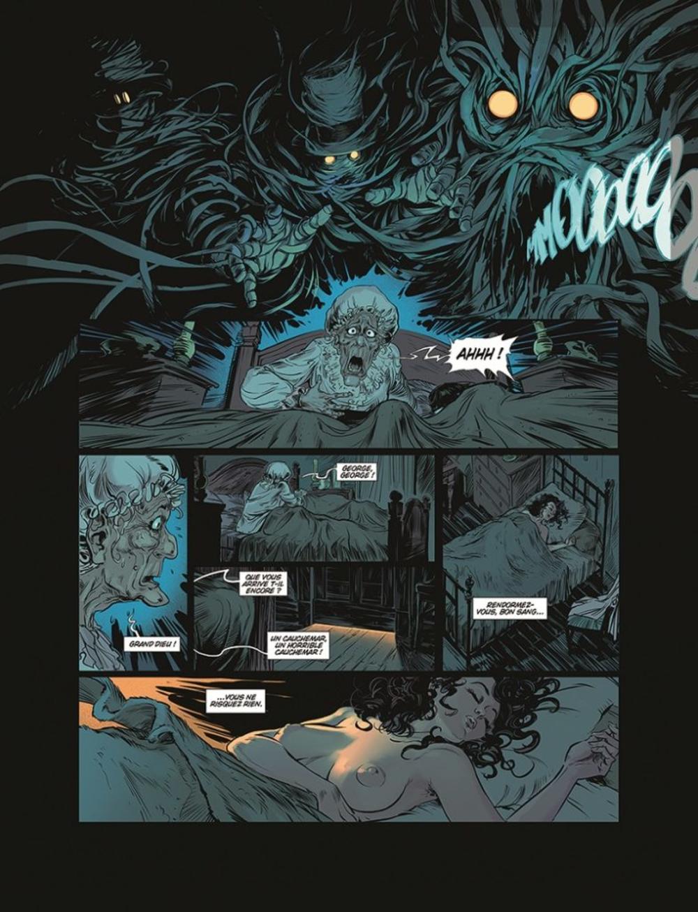 Tabla stripa Nevidljivi čovek, crtež Chris Regnault