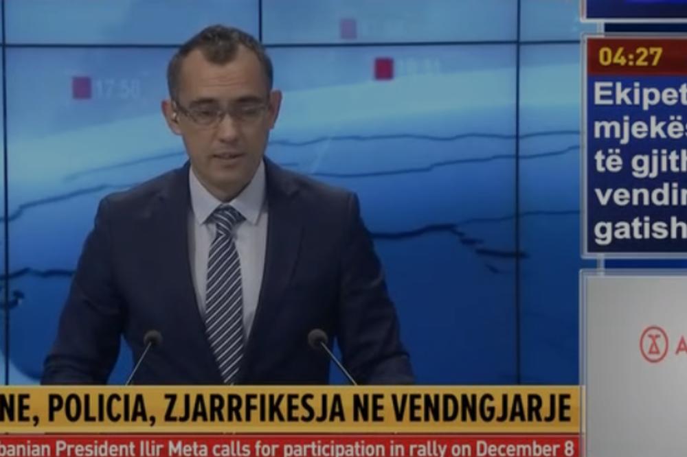 VODITELJ U STRAHU GLEDAO DA LI ĆE SE PLAFON SRUŠTITI: Zemljotres snimljen u TV studiju (VIDEO)