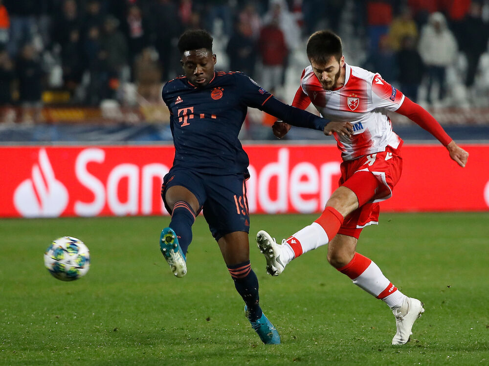 Detalj sa utakmice Crvene zvezde i Bajern Minhena u Beogradu