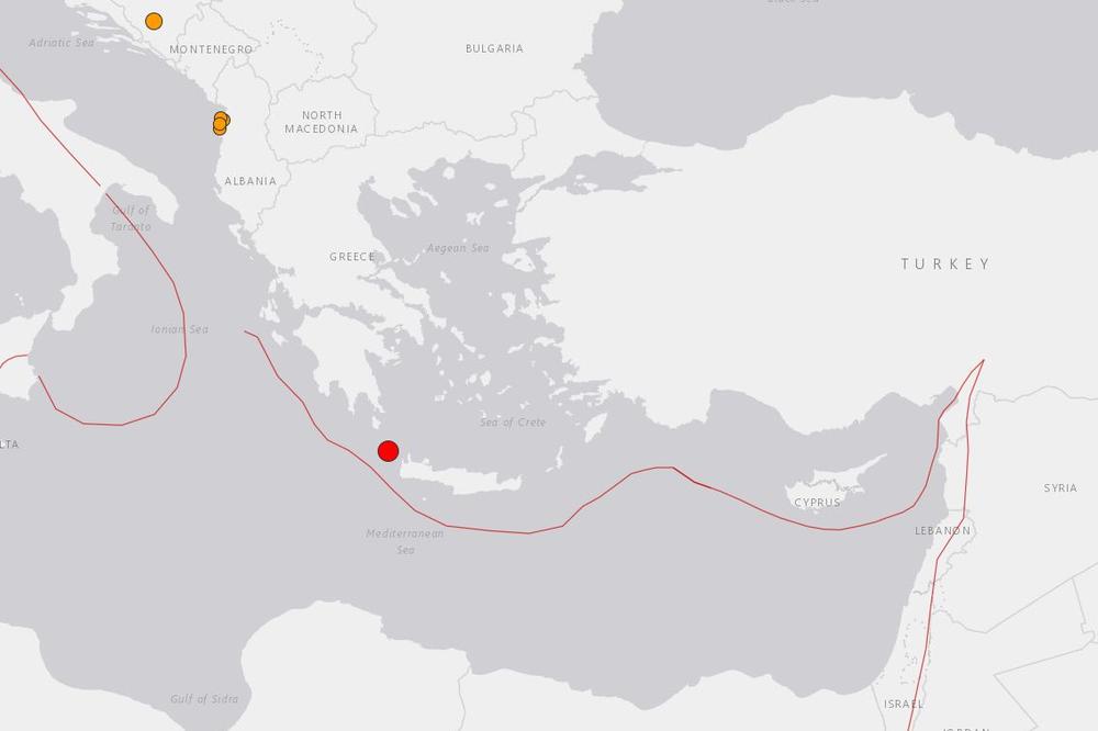 VEOMA JAK ZEMLJOTRES POGODIO GRČKU: Treslo se OMILJENO LETOVALIŠTE SRBA!