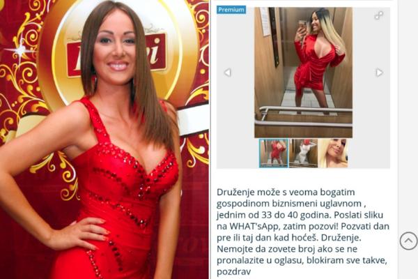 MACA DISKRECIJA NUDI SVOJE USLUGE PREKO OGLASA?! Samo VEOMA BOGATA GOSPODA, pozvati dan pre!