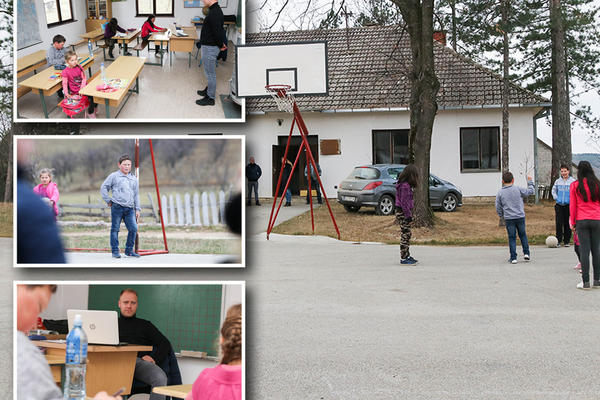 OSNOVNU ŠKOLU U GORNJIM KOŠLJAMA U LJUBOVIJI POHAĐAJU 4 UČENIKA: Oni PEŠAČE do škole i greju se na FURUNU