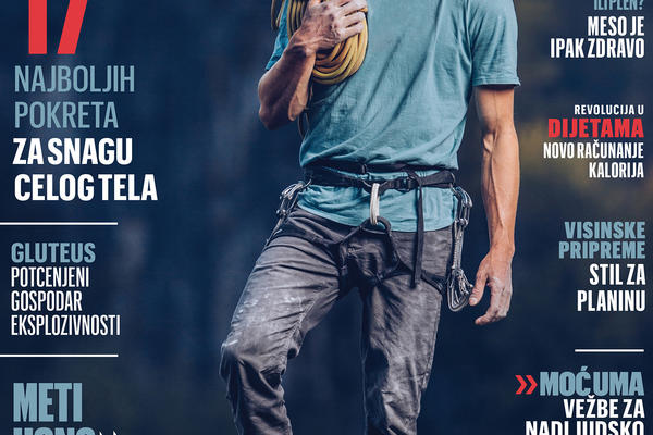 Novi Men's Health: Sve što treba da znate o free climbingu, kalorijama i memoriji
