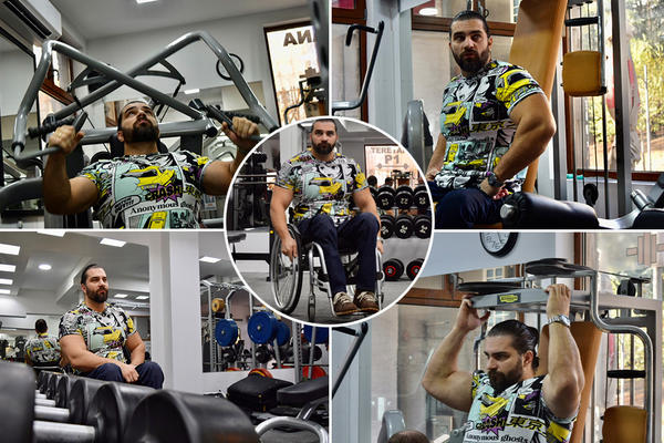 ZA PETRA KAŽU DA JE BOG U KOLICIMA! Imao je 20 godina kad je ostao nepokretan, sad KAO OD ŠALE PODIŽE 260 KILOGRAMA