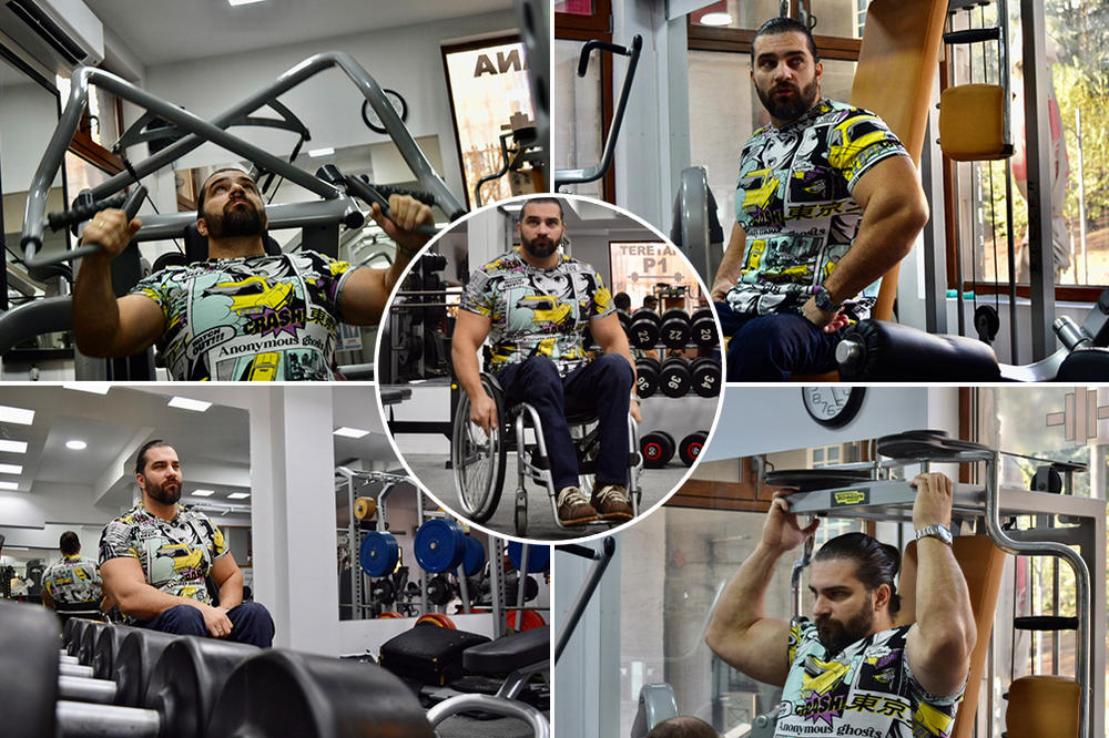 ZA PETRA KAŽU DA JE BOG U KOLICIMA! Imao je 20 godina kad je ostao nepokretan, sad KAO OD ŠALE PODIŽE 260 KILOGRAMA