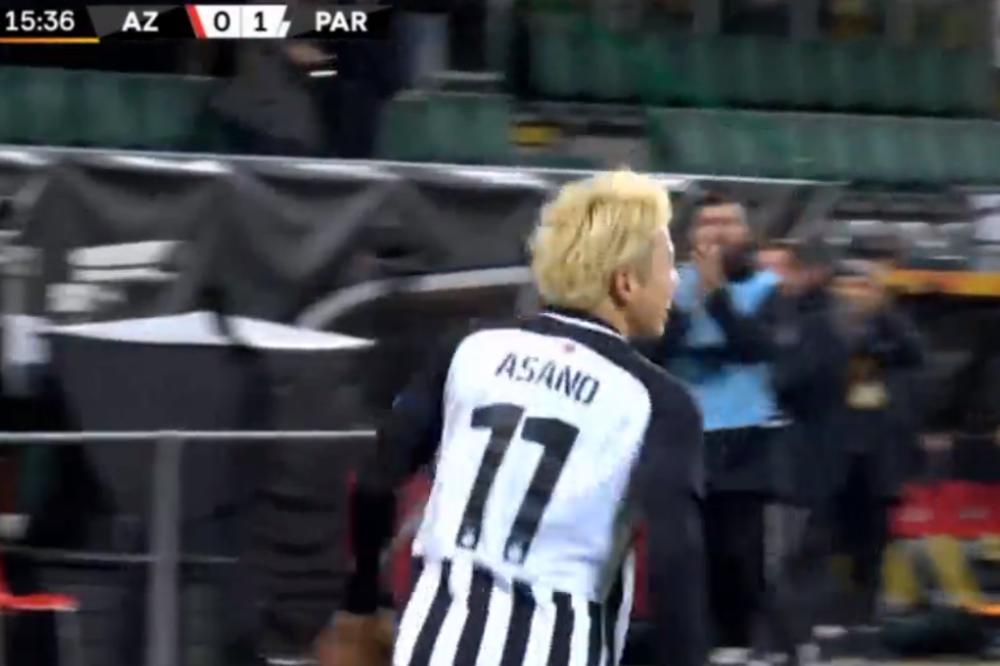 ASANO KONAČNO PRORADIO: Nathova majstorija kroz sredinu,  a Japanac pogađa za delirijum Grobara!