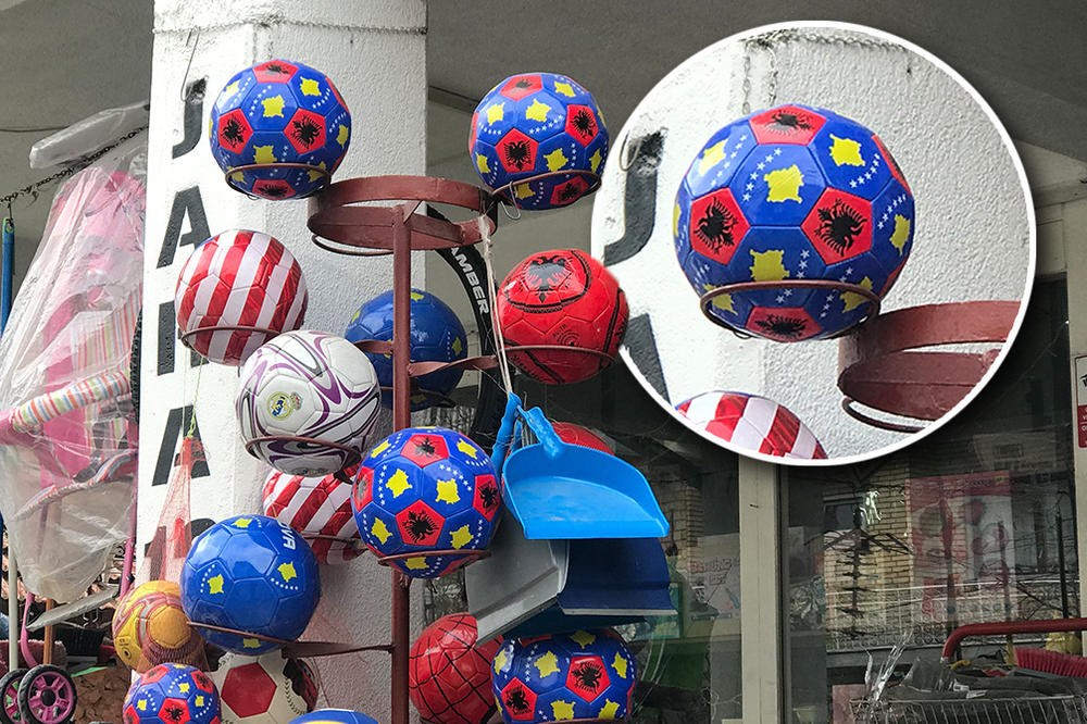 KUPILI SMO U SRBIJI LOPTU SA ZASTAVOM KOSOVA I DVOGLAVIM ORLOM! Još smo i dobili popust! Pljusnula je ŠAMARČINA