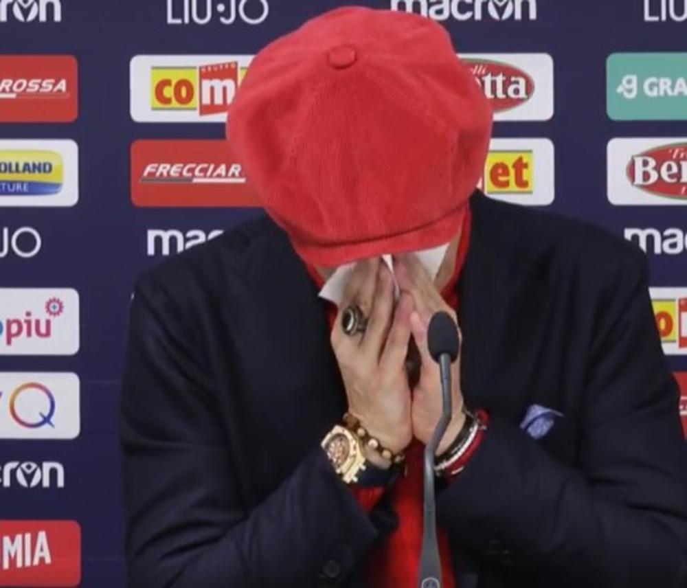 Siniša Mihajlović je plakao tokom konferencije