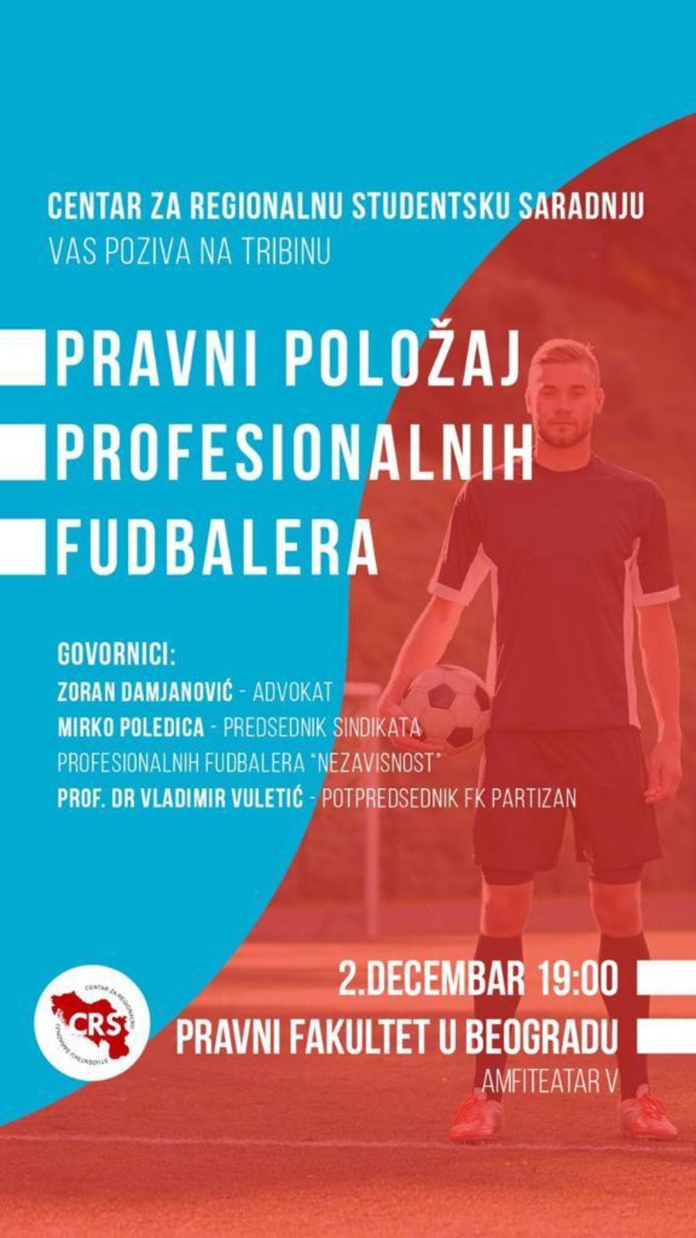 Centar za regionalnu studentsku saradnju vas poziva na tribinu  