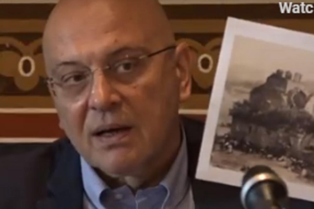 KAKVA BLAMČINA! Ministar kulture govorio o obnovi manastira Žiča, a pokazivao fotografiju Sopoćana?!