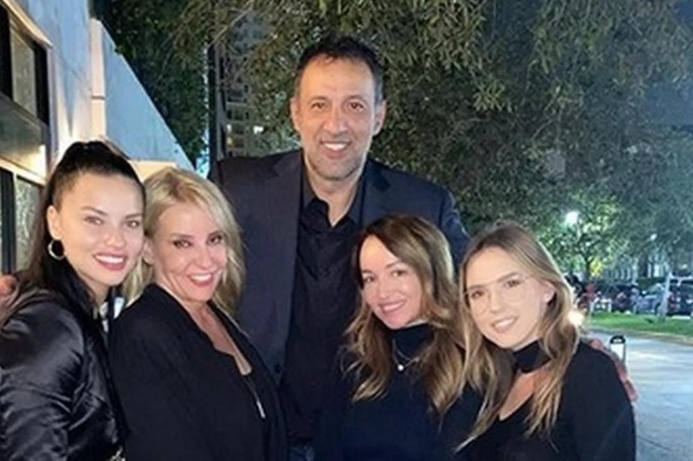 DIVČEVI, ADRIJANA LIMA I ĆERKA LEGENDARNOG TRENERA: Sve pršti od elegancije, a manekenka je smazala celu baklavu!