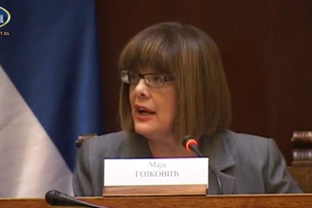 POKAŽITE MI TAČNO I KONKRETNO ŠTA JE PREKRŠENO! Maja Gojković zagrmela u Narodnoj skupštini Srbije!
