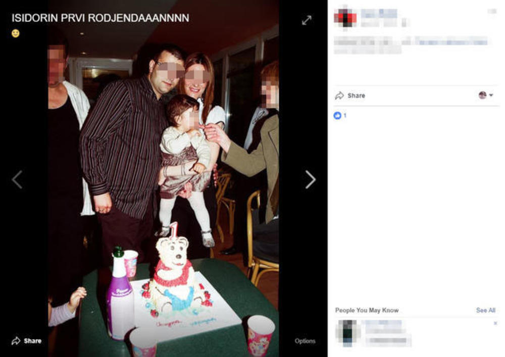 Isidorin prvi rođendan