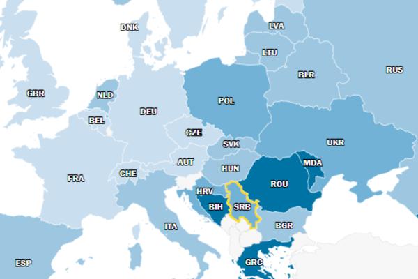 NEVEROVATNA KARTA POKAZUJE PRAVU ISTINU O RELIGIJI U EVROPI: Začudiće vas gde se nalazi SRBIJA!