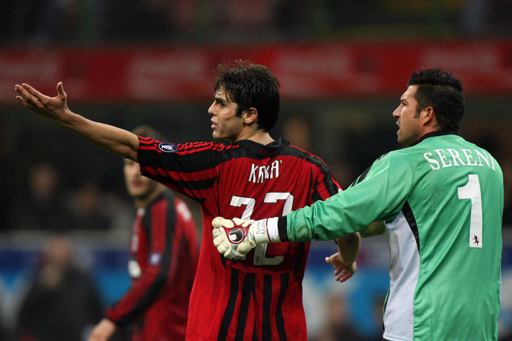 Sereni i Kaka na jednom od mečeva Serije A  