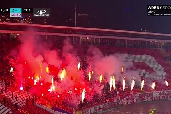 ŠOU DELIJA NA MARAKANI: Zvezdaši napravili sjajnu atmosferu na sablasno praznom stadionu!