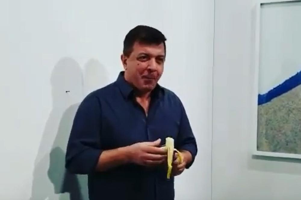 POJEO JE BANANU OD 120 HILJADA DOLARA: Ovo je izjavio POSLE!