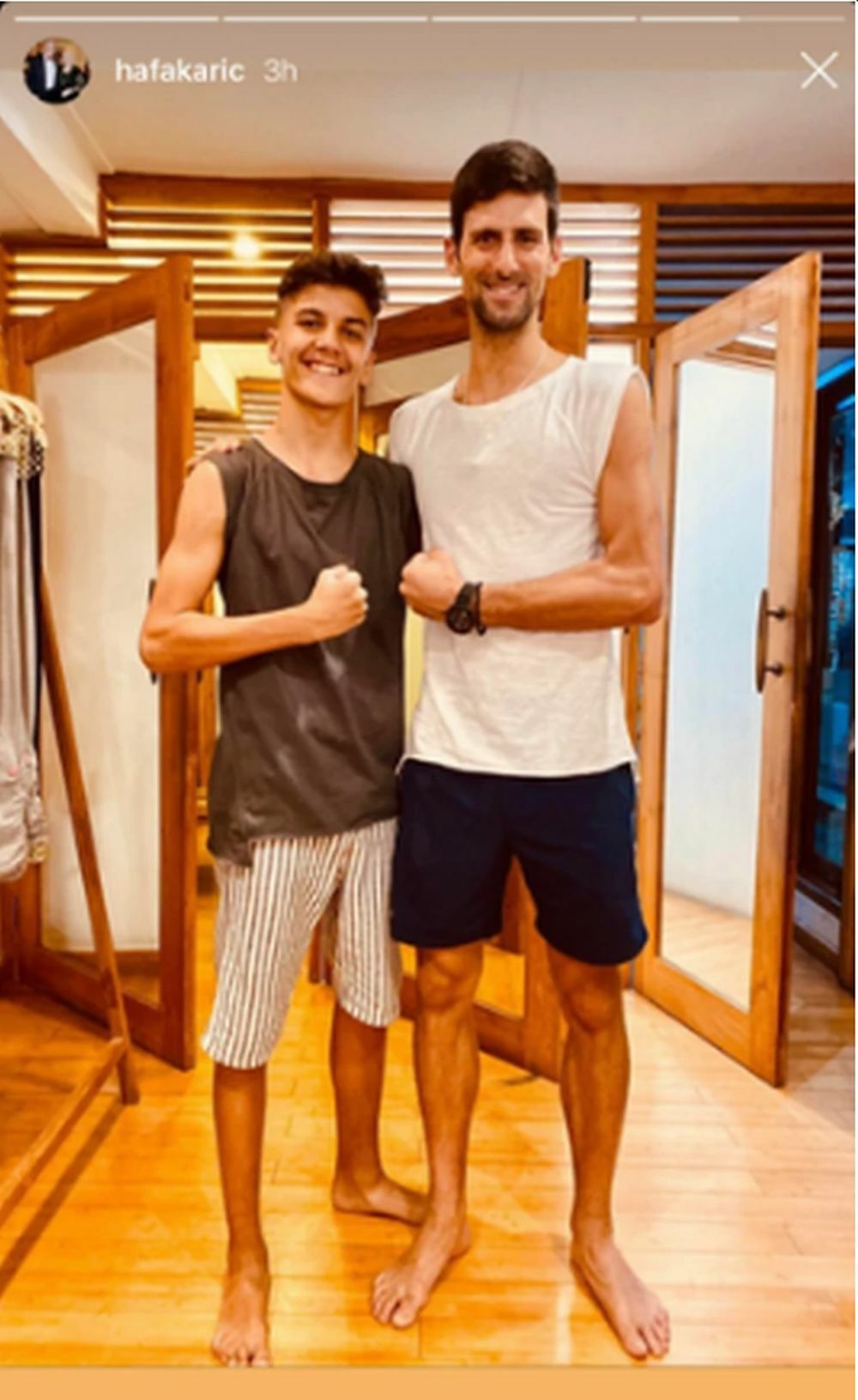 Novak Đoković i Simon Karić